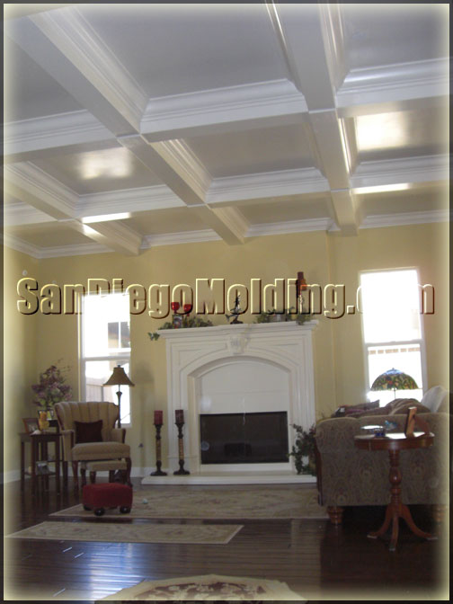 coffered ceiling